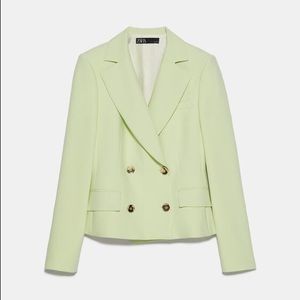 New Zara cropped blazer
